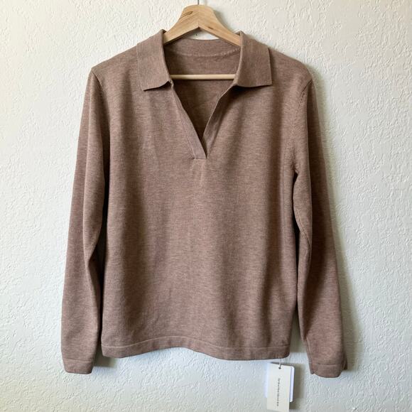Commense Leisure Collared Pullover Sweater XS NWT - Picture 3 of 7
